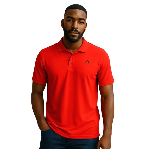 Head Men’s Classic Polo Shirt. Black, Red. Large - Picture 1 of 12